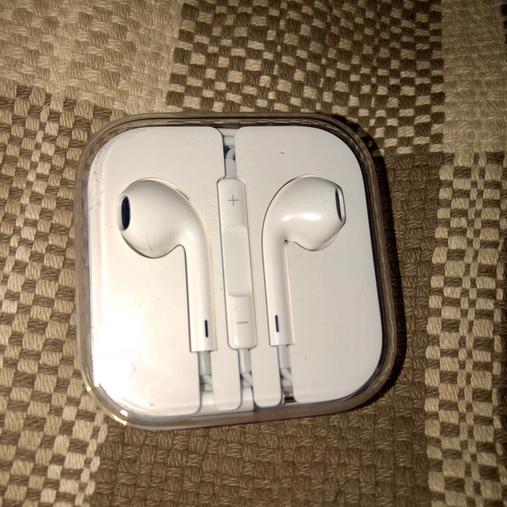Apple earbuds brand new in case